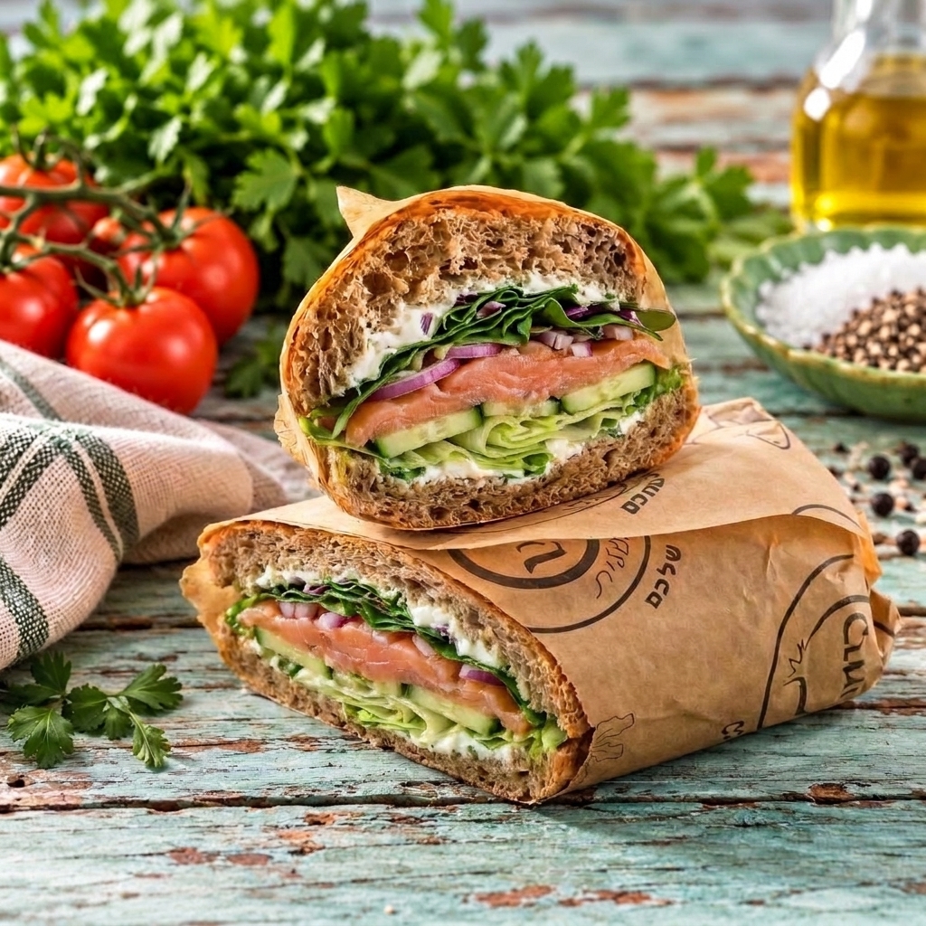 כריך סלמון
