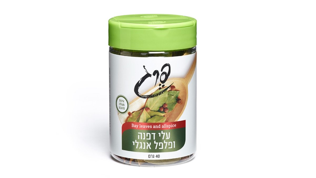 עלי דפנה ופלפל אנגלי